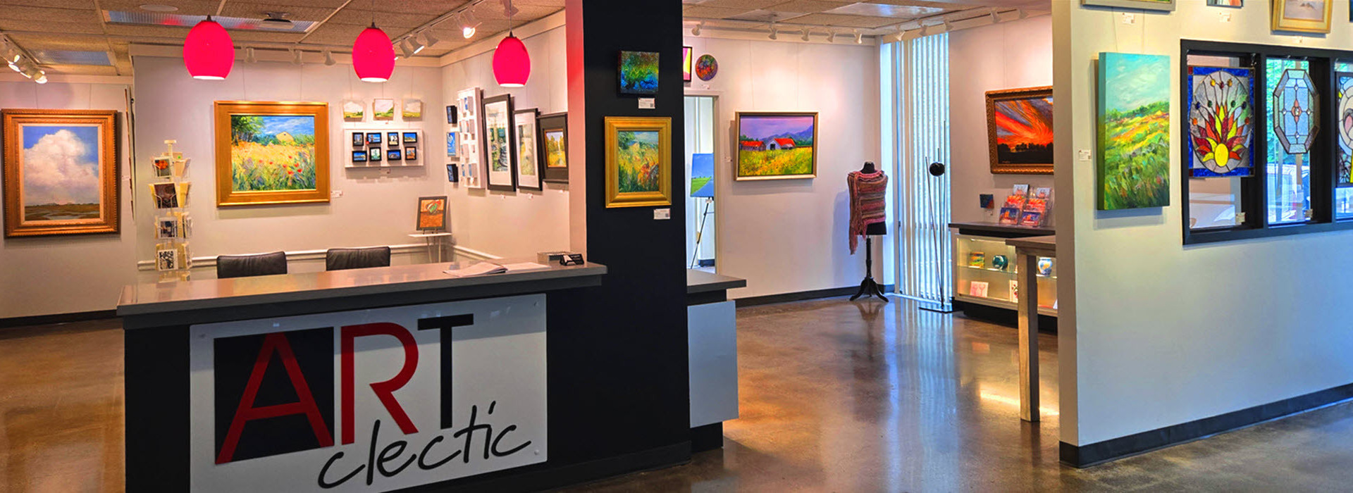 ARTclectic Fine Art Gallery Interior View